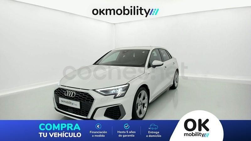 Usado Audi A3 S-Line 150 CV (110 kW) 2023 Blanco Berlina