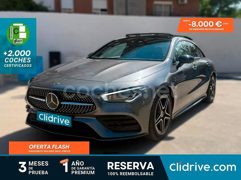 Gris / plata Usado 2019 Mercedes CLA200 Berlina | 29.590 € (Precio justo) - Imagen 1/3