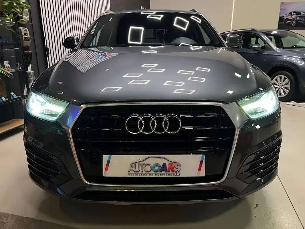 Usado Audi Q3 Sport 150 CV (110 kW) 2015 Gris SUV