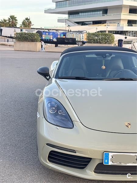 Beige Usado 2018 Porsche 718 Boxster Descapotable | 52.900 € - Imagen 1/4