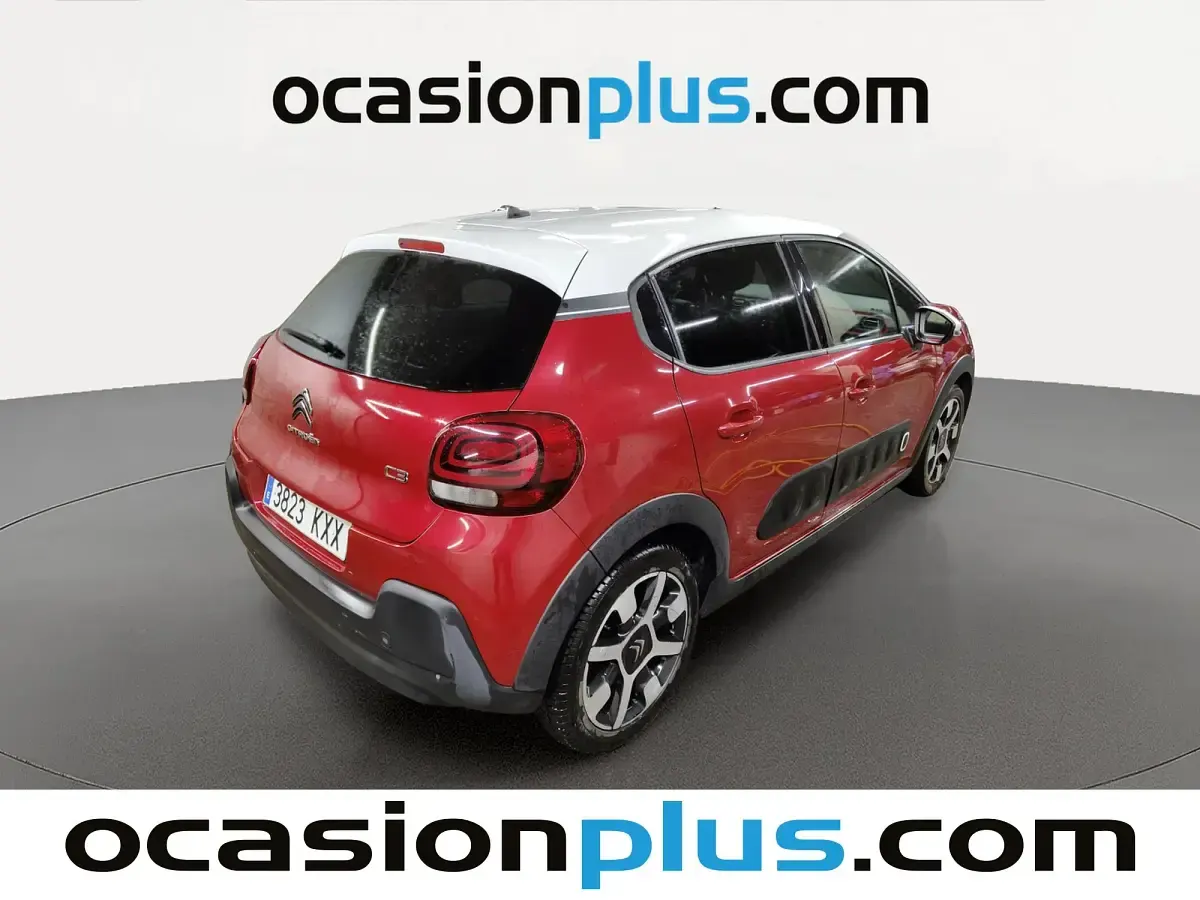 Usado Citroën C3 PureTech 110 CV (80 kW) 2019 Rojo Utilitario