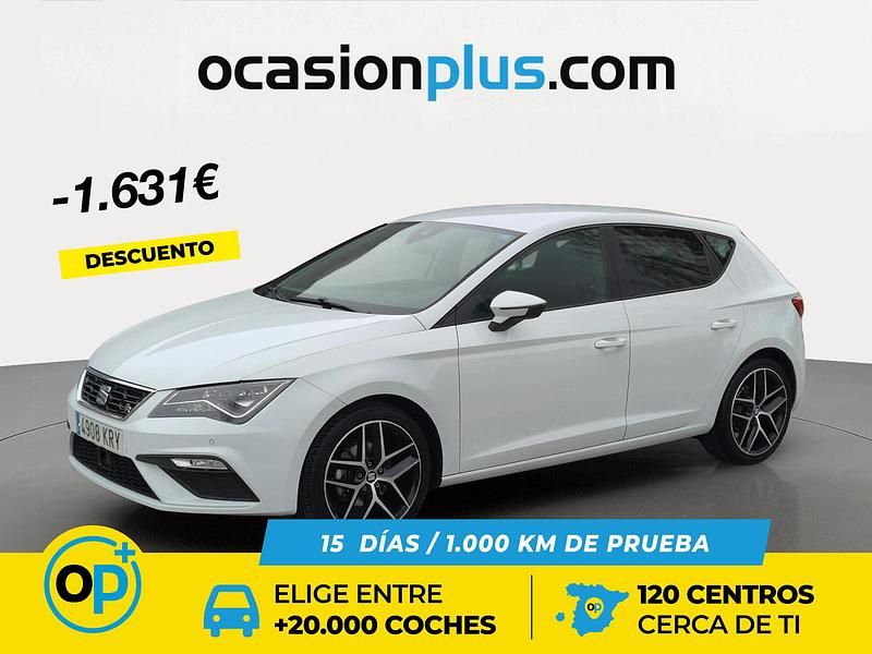 Usado Seat Leon FR 150 CV (110 kW) 2018 Blanco