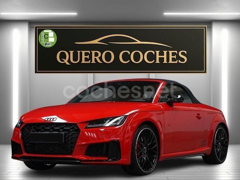 Rojo Usado 2021 Audi TT Roadster S-Line Descapotable | 49.990 € - Imagen 1/3