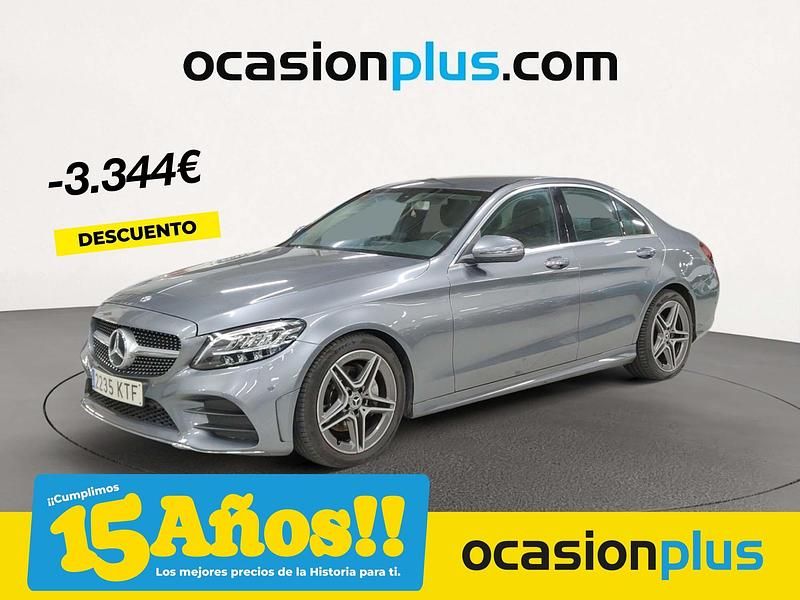 Gris Usado 2019 Mercedes C200 Berlina | 27.990 € - Imagen 1/4