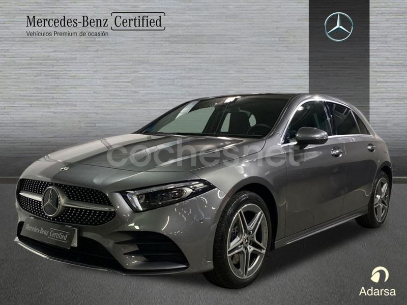 Gris Usado 2023 Mercedes A250 AMG line Berlina | 34.900 € (Precio justo) - Imagen 1/4