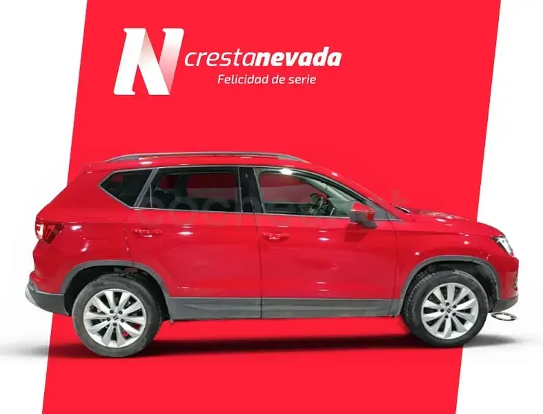 Usado Seat Ateca Style 150 CV (110 kW) 2021 Rojo SUV