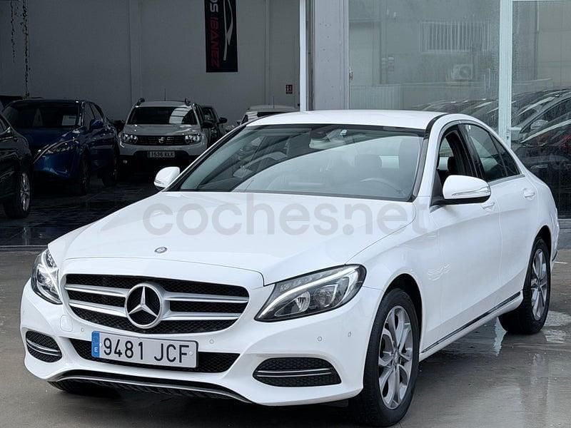 Usado Mercedes C220 Exclusive 170 CV (125 kW) 2016 Blanco Berlina
