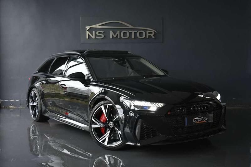 Usado Audi RS6 600 CV (441 kW) 2021 Negro Familiar