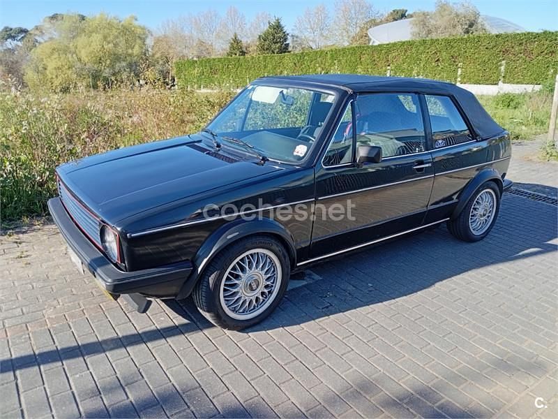 Usado VW Golf Cabriolet 112 CV (82 kW) 1985 Negro Descapotable