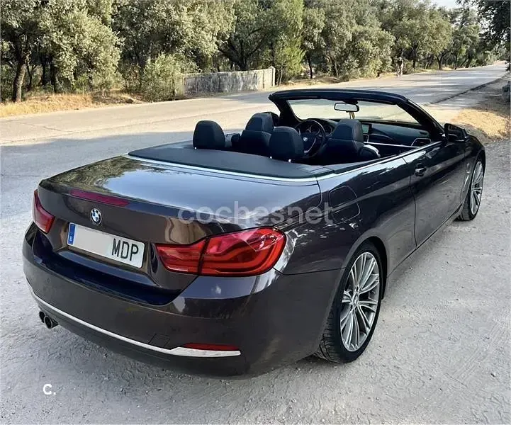 Usado BMW 420 Luxury Line 190 CV (139 kW) 2017 Marrón Descapotable