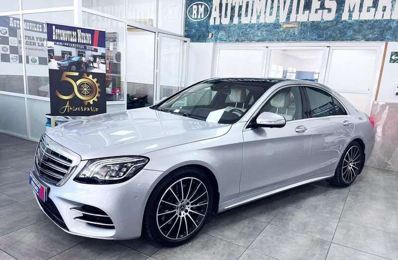 Usado Mercedes S400 340 CV (250 kW) 2019 Plateado Berlina