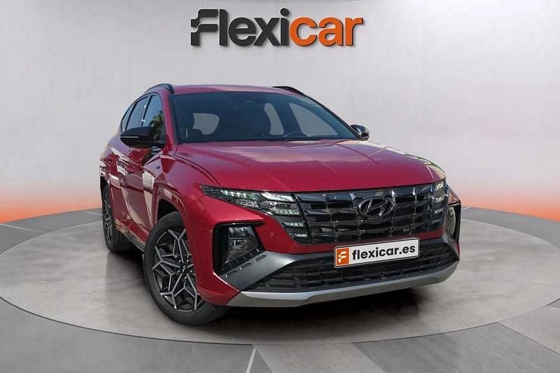 Rojo Usado 2023 Hyundai Tucson N Line SUV | 22.590 € (Un poco caro) - Imagen 1/4