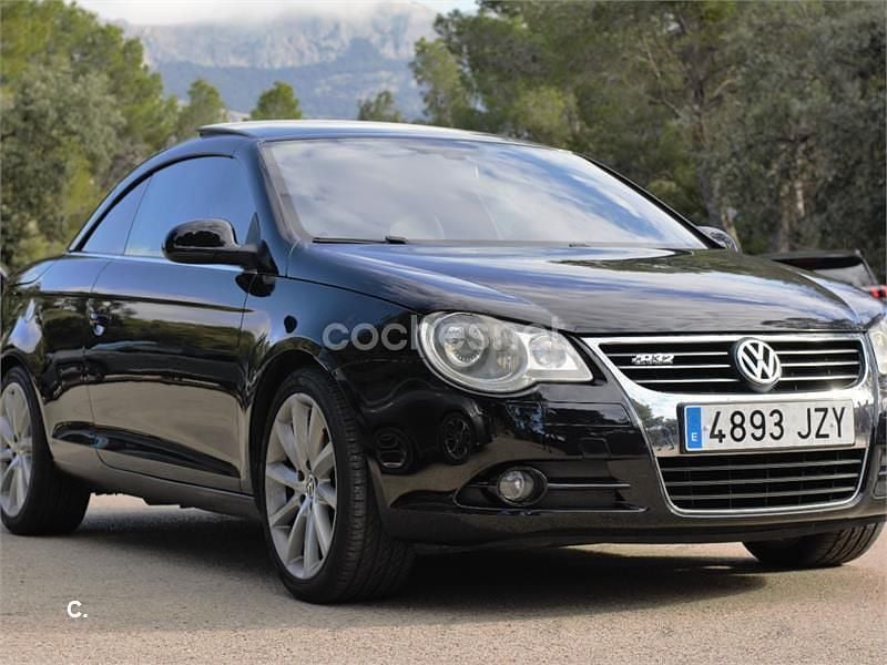 Negro Usado 2007 VW Eos Descapotable | 20.000 € - Imagen 1/4