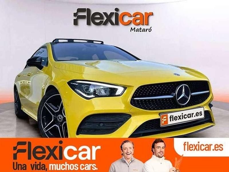 Amarillo Usado 2019 Mercedes CLA180 Berlina | 26.990 € (Precio justo) - Imagen 1/4