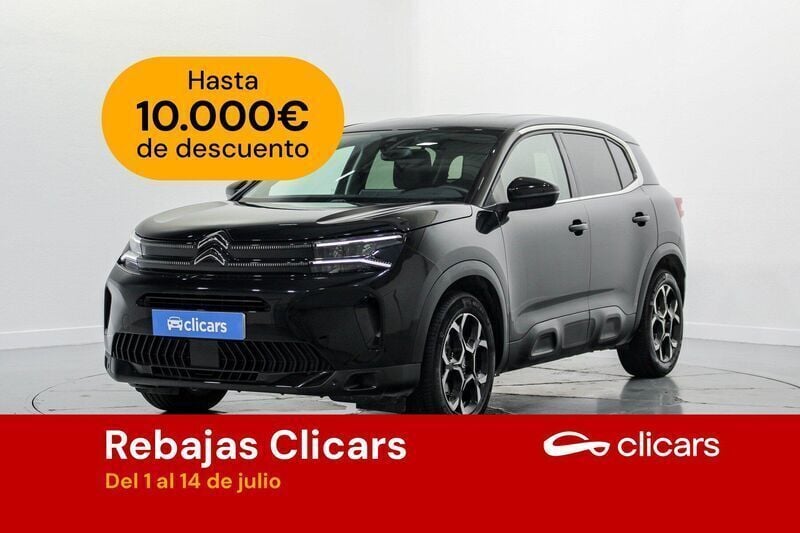 Negro Usado 2024 Citroën C5 Aircross SUV | 23.990 € (Precio justo) - Imagen 1/4