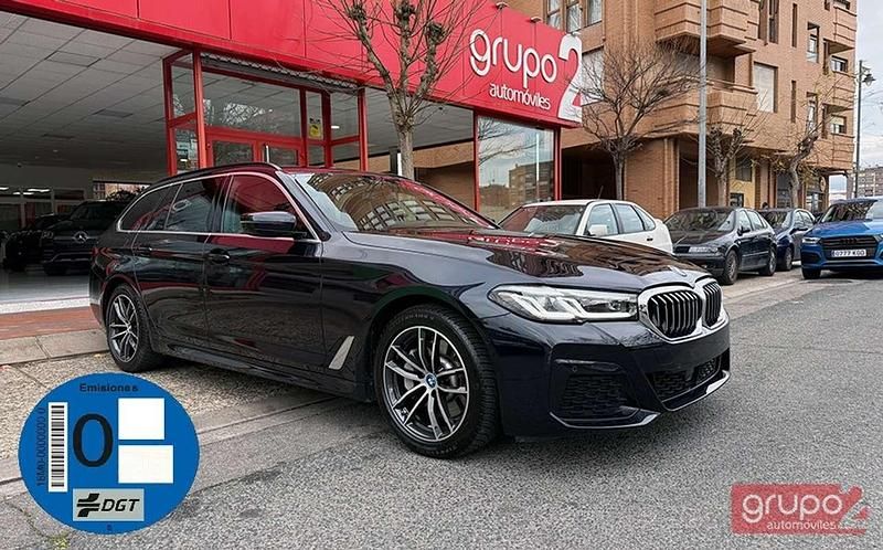 Negro Usado 2023 BMW 530e Sport Line Familiar | 38.500 € (Caro) - Imagen 1/4