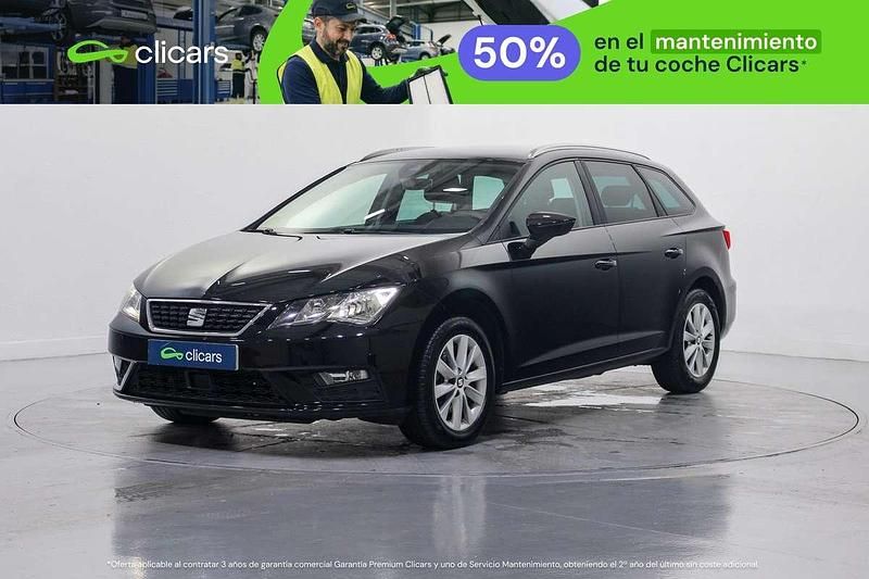 Usado Seat Leon ST Style 116 CV (85 kW) 2019 Negro Familiar