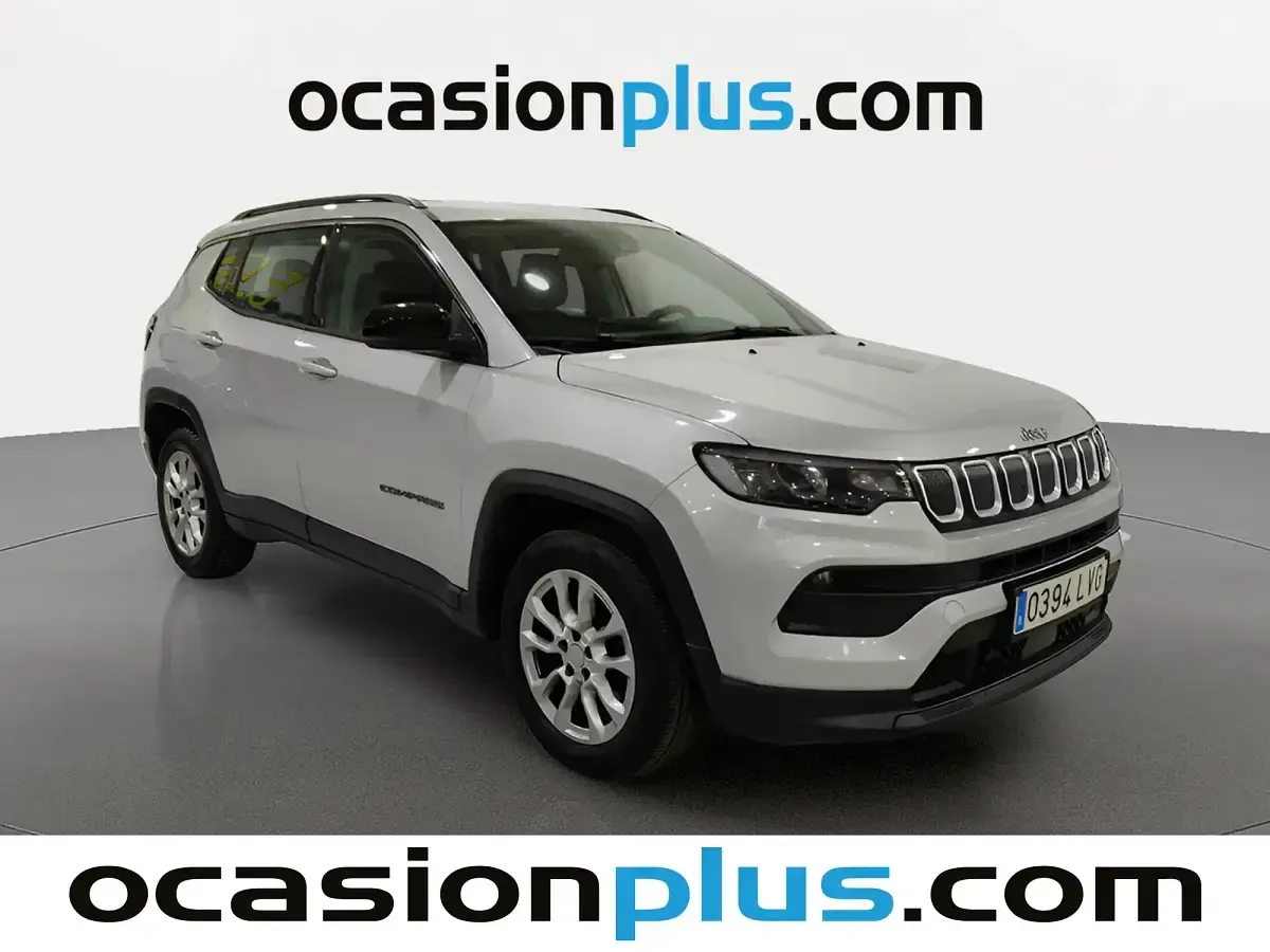 Usado Jeep Compass Longitude 130 CV (95 kW) 2021 Gris SUV