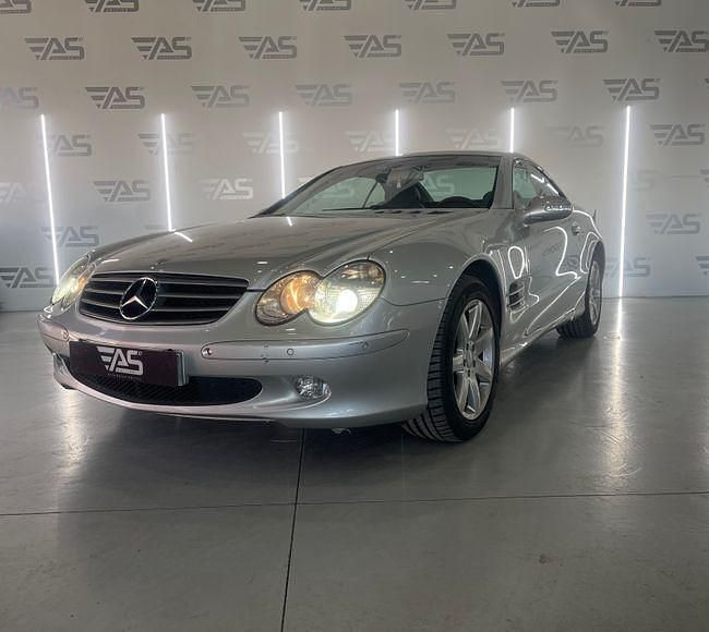 Usado Mercedes SL500 306 CV (225 kW) 2002 Gris / plata Descapotable