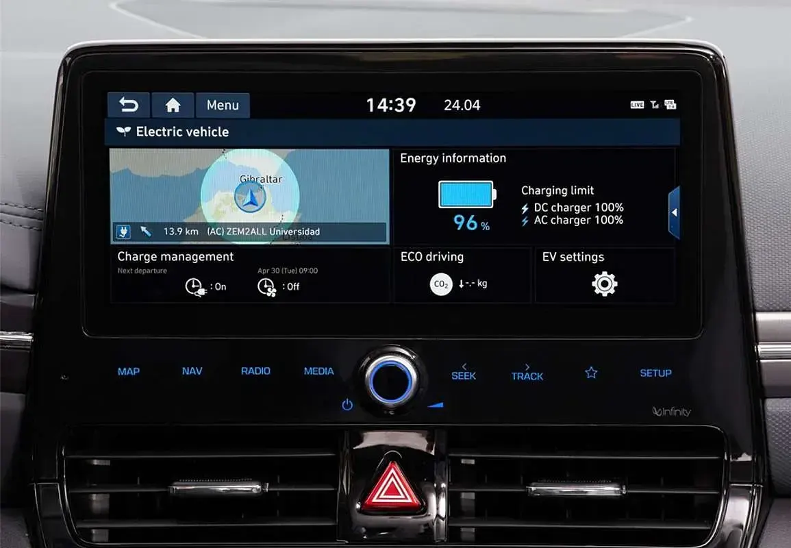 Usado Hyundai Ioniq 100 kW (136 CV) 2022 Blanco Utilitario