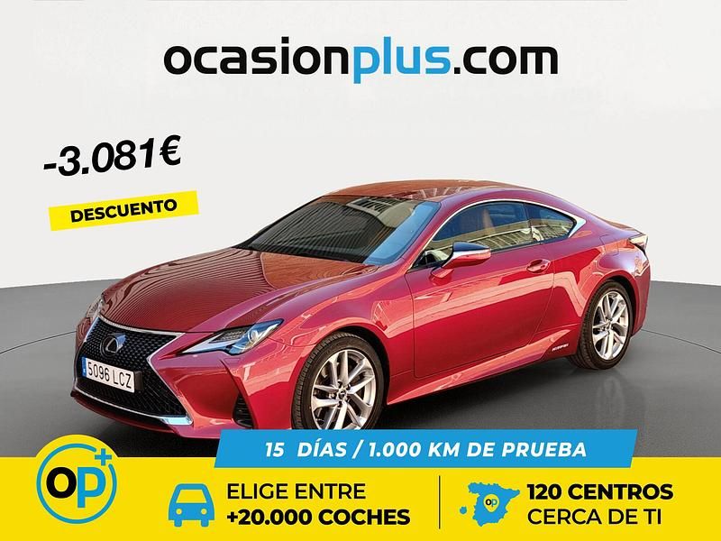 Usado Lexus RC300h Business Edition 223 CV (164 kW) 2019 Rojo Coupe