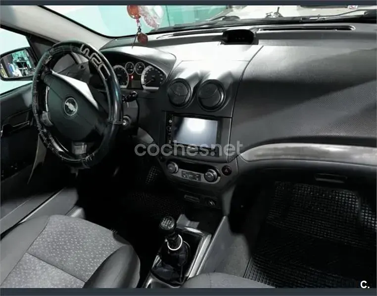 Usado Chevrolet Aveo LT 94 CV (69 kW) 2009 Negro Berlina