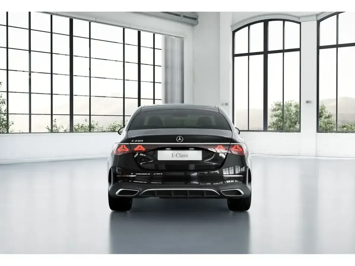 Uusi Mercedes E200 204 HP (150 kW) 2025 Musta Sedan
