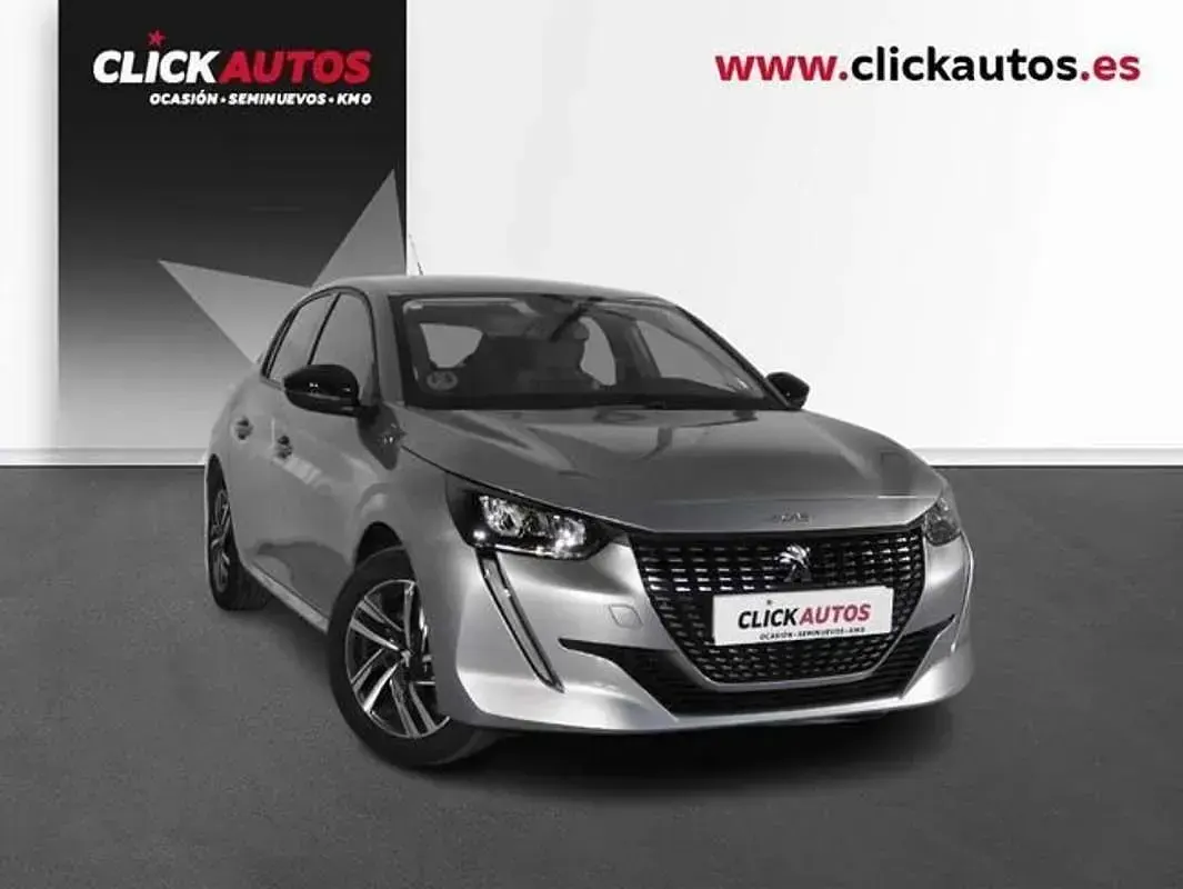 Usado Peugeot 208 Allure 101 CV (74 kW) 2023 Gris Utilitario