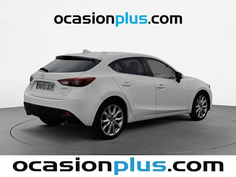 Usado Mazda 3 Luxury 150 CV (110 kW) 2016 Blanco Berlina