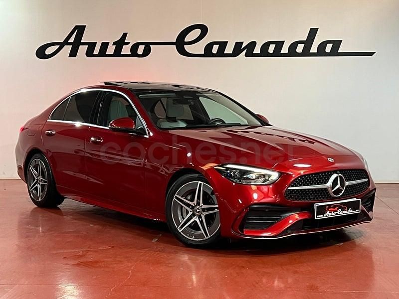 Usado Mercedes C200 204 CV (150 kW) 2022 Granate Berlina