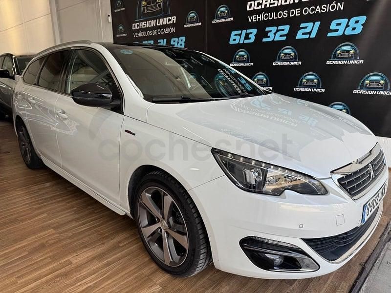 Usado Peugeot 308 SW GT-line 150 CV (110 kW) 2016 Blanco Familiar