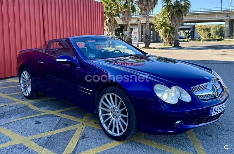 Azul Usado 2003 Mercedes SL500 Descapotable | 14.990 € (Super precio) - Imagen 1/4