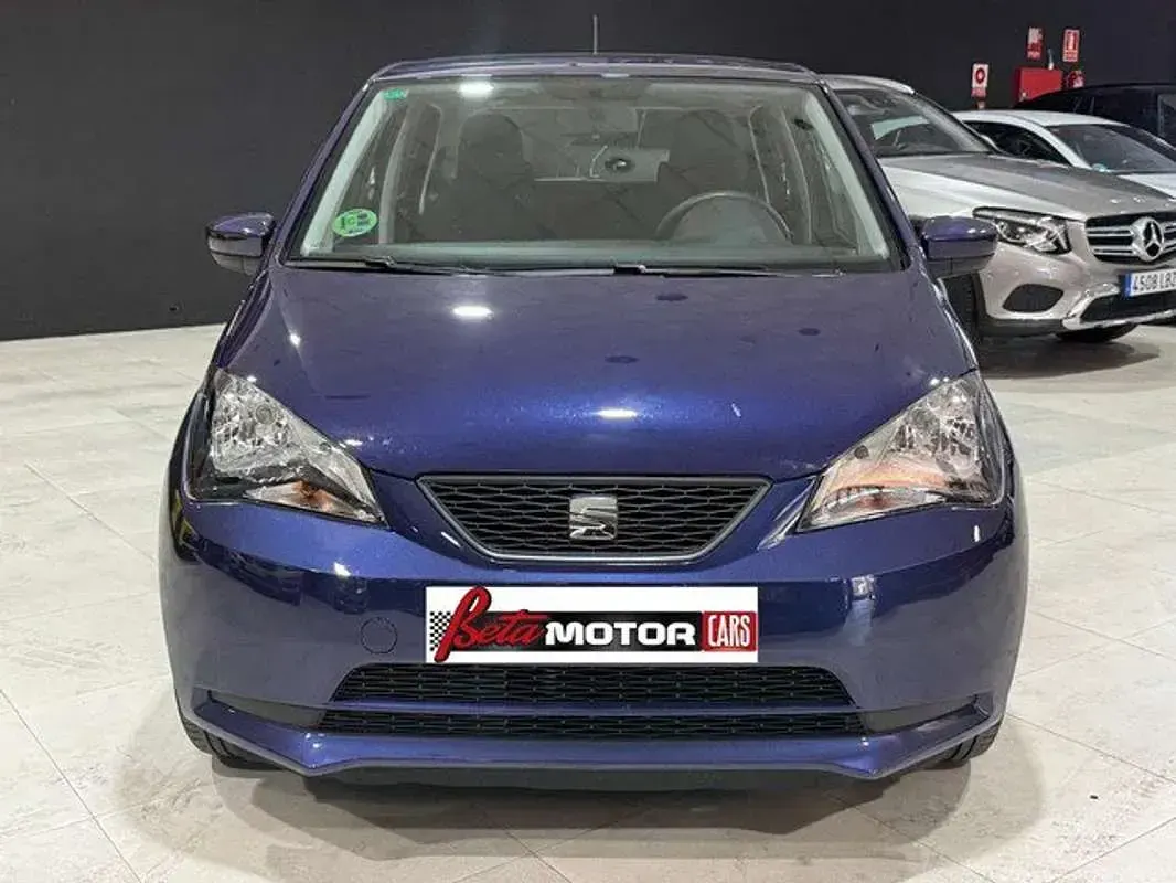 Usado Seat Mii Style 60 CV (44 kW) 2018 Azul Utilitario