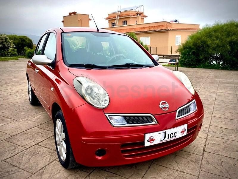 Usado Nissan Micra 80 CV (58 kW) 2009 Granate Berlina