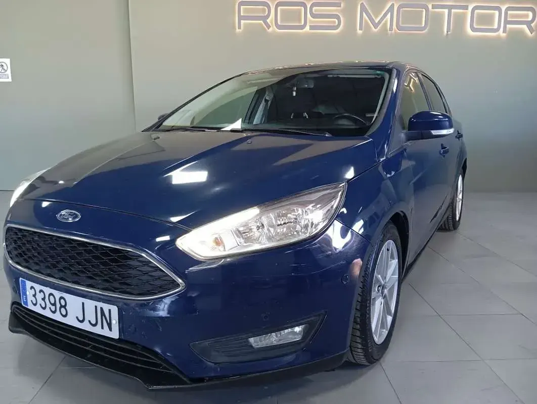 Brugt Ford Focus Titanium 125 HK (91 kW) 2015 Blå Hatchback