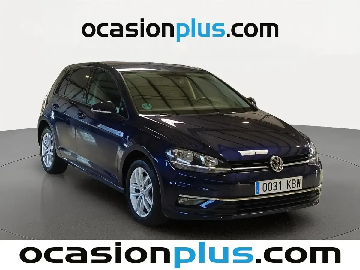 Usado VW Golf VII Advance 125 CV (91 kW) 2017 Azul Berlina