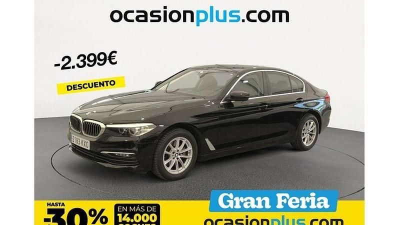 Negro Usado 2019 BMW 520 Berlina | 23.546 € (Buen precio) - Imagen 1/4