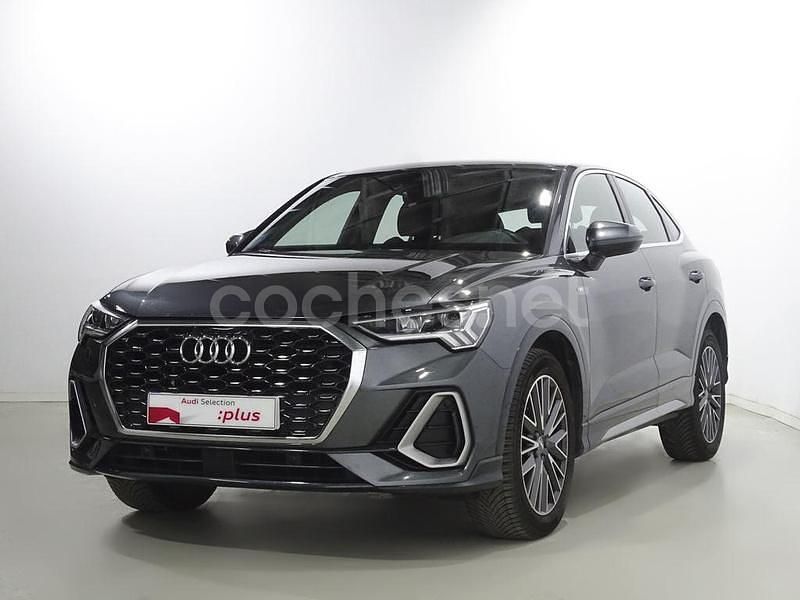 Gris Usado 2020 Audi Q3 Sportback S-Line SUV | 32.600 € (Precio justo) - Imagen 1/4