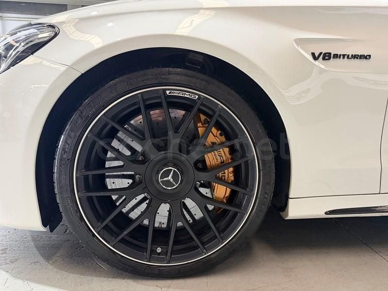 Usado Mercedes C63S AMG 510 CV (375 kW) 2016 Blanco Familiar