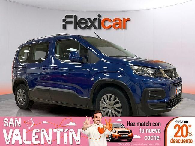 Azul Usado 2021 Peugeot Rifter Allure Monovolumen | 17.990 € (Precio justo) - Imagen 1/4