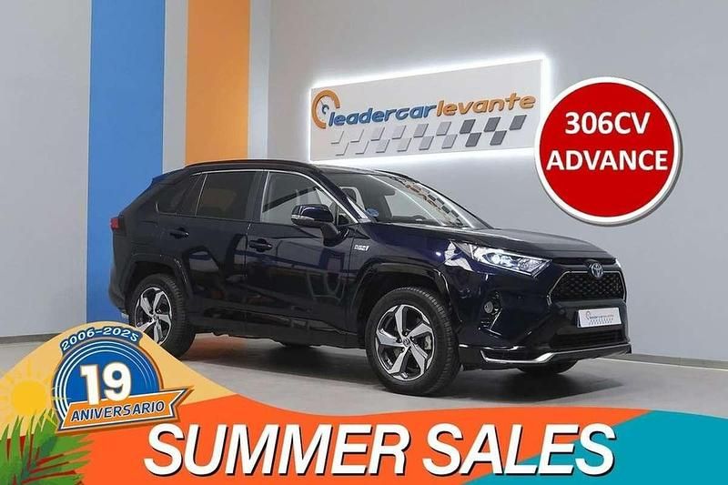 Azul Usado 2021 Toyota RAV4 Hybrid Advance SUV | 33.900 € (Buen precio) - Imagen 1/4