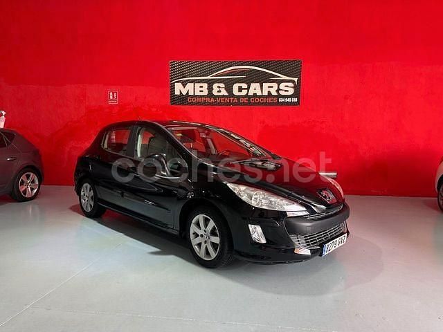Usado Peugeot 308 110 CV (80 kW) 2010 Negro Berlina