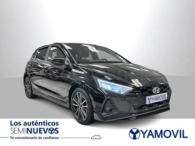 Usado Hyundai i20 N Line 100 CV (73 kW) 2022 Negro Utilitario