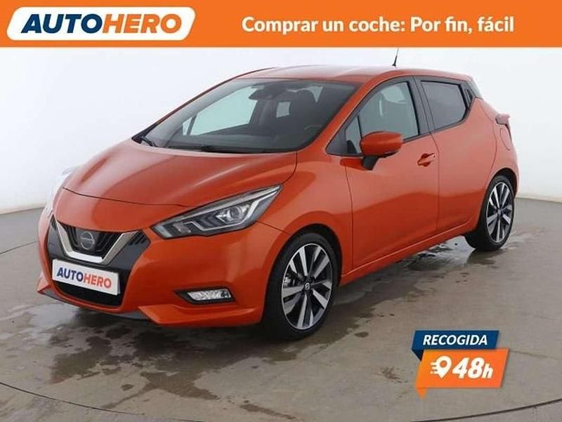 Usado Nissan Micra Tekna 101 CV (74 kW) 2020 Naranja Utilitario