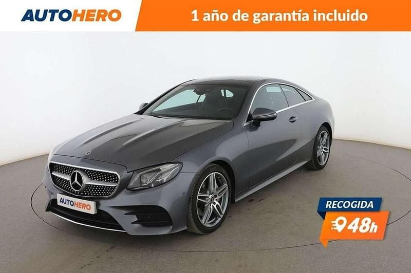 Gris Usado 2018 Mercedes E220 AMG line Coupe | 33.899 € (Precio justo) - Imagen 1/3