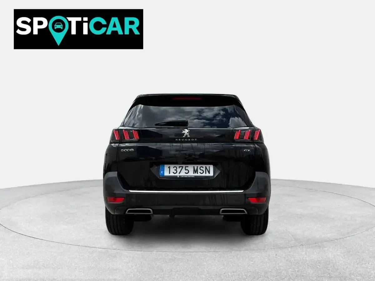 Usado Peugeot 5008 GT 130 CV (95 kW) 2024 Negro SUV
