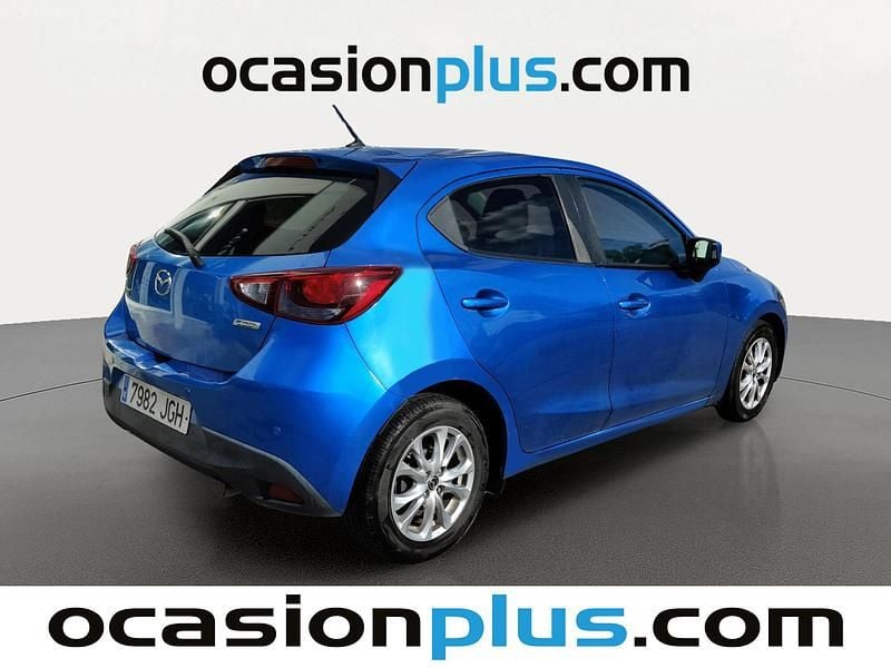 Käytetty Mazda 2 Style+ 90 HP (66 kW) 2015 Sininen Viistoperä