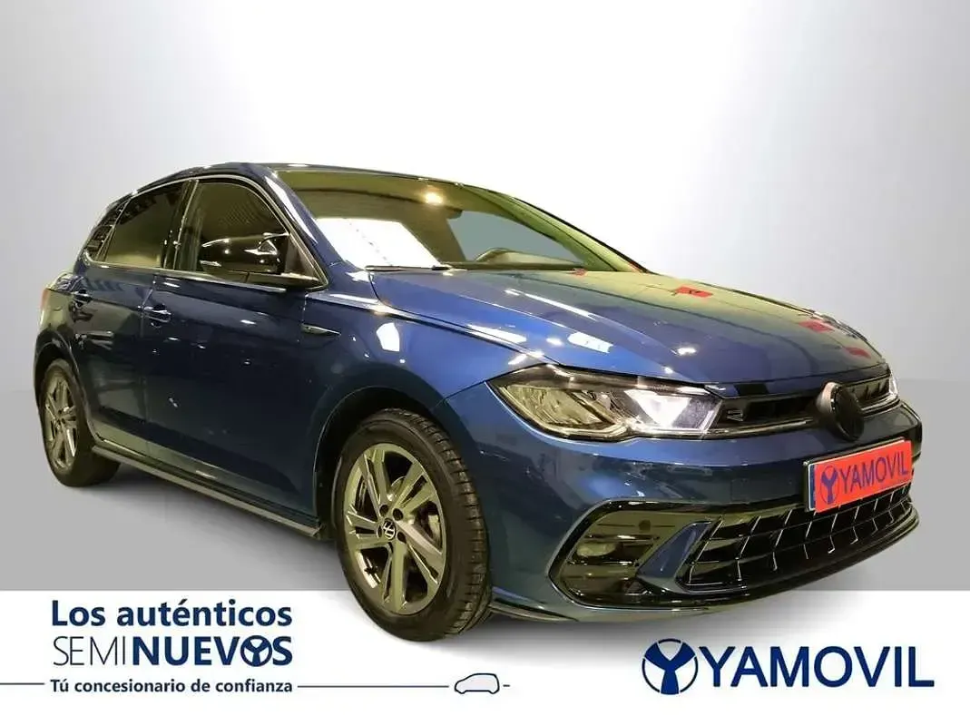Usado VW Polo R-line 95 CV (69 kW) 2023 Azul Utilitario