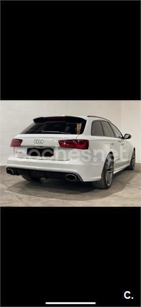 Usado Audi RS6 605 CV (444 kW) 2018 Blanco Familiar
