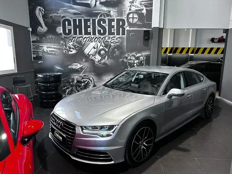 Usado Audi A7 Sportback 320 CV (235 kW) 2016 Gris / plata Utilitario